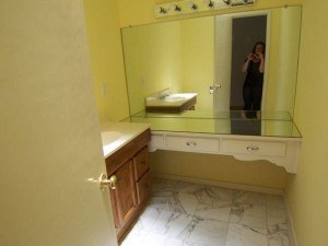 Powder Room Before