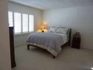 Bedroom Before - White Walls White walls make this bedroom fall flat